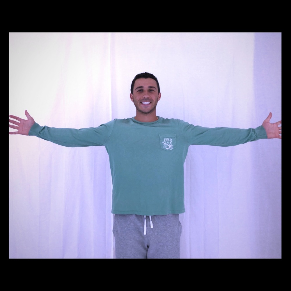 TEE - LONG SLEEVE - FOREST GREEN 🌳 ♻️